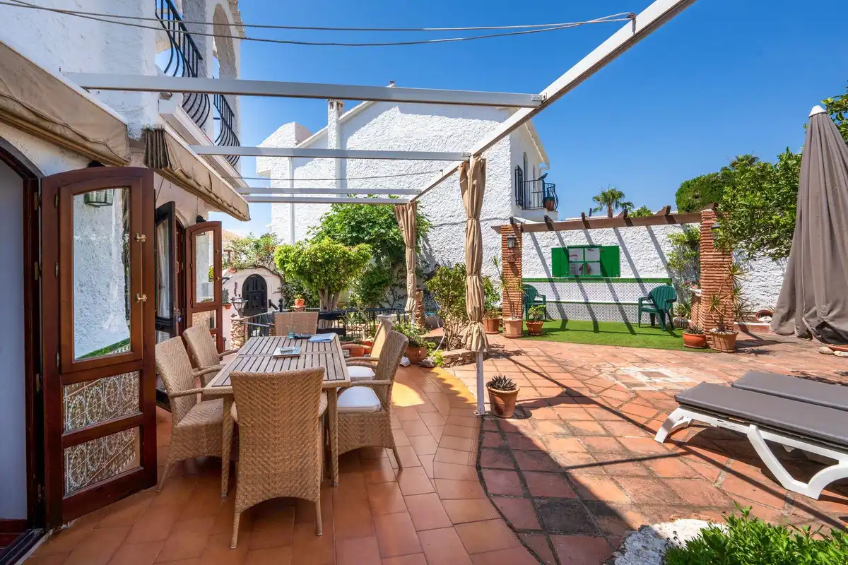 Terrace of Detached homes for sale in Nerja  with Air Conditioner, Private garden and Terrace