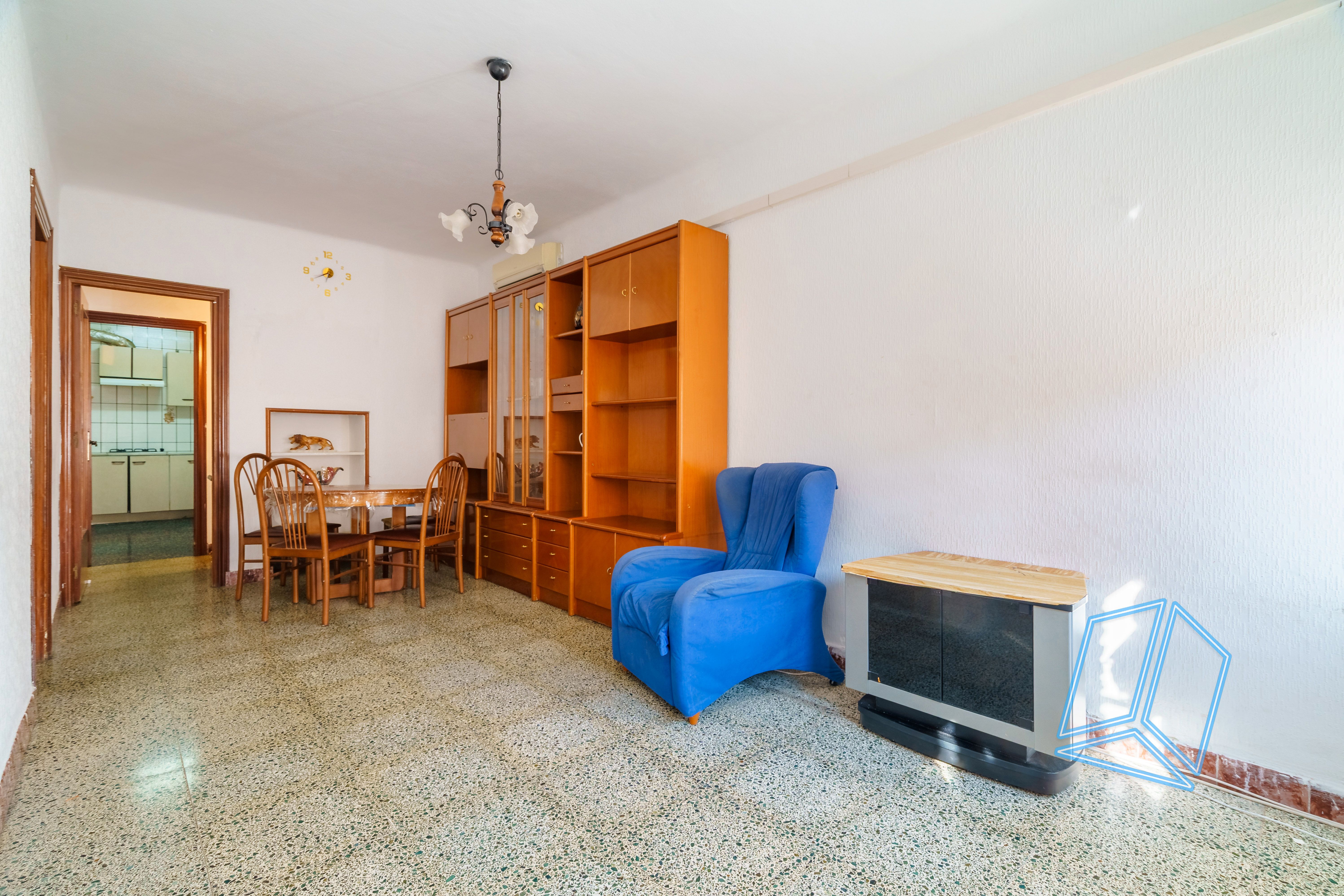 Living room of Flat for sale in  Barcelona Capital  with Heating
