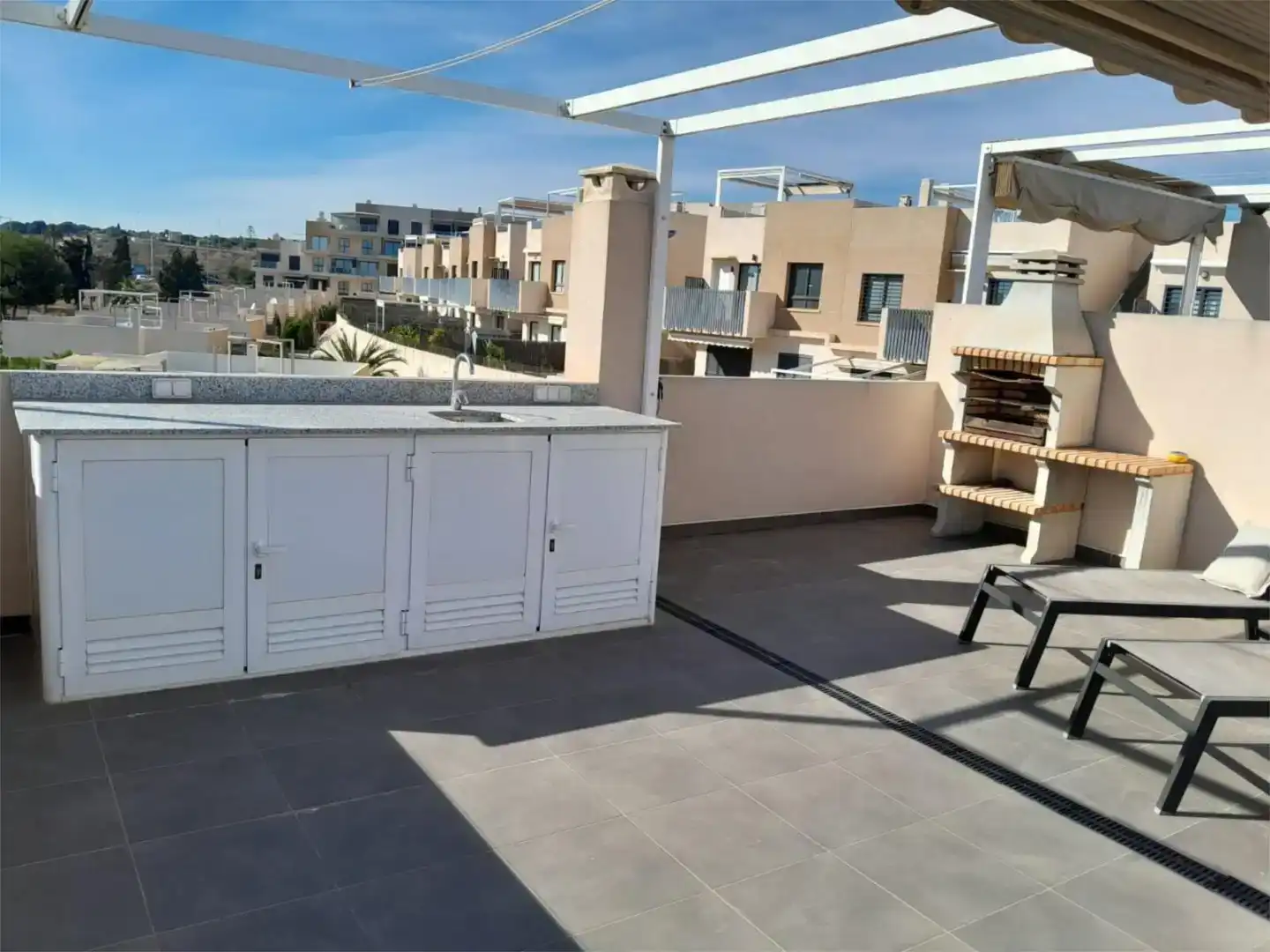Terrasse von Wohnung zum Verkauf in Orihuela mit Klimaanlage, Schwimmbad und Balkon