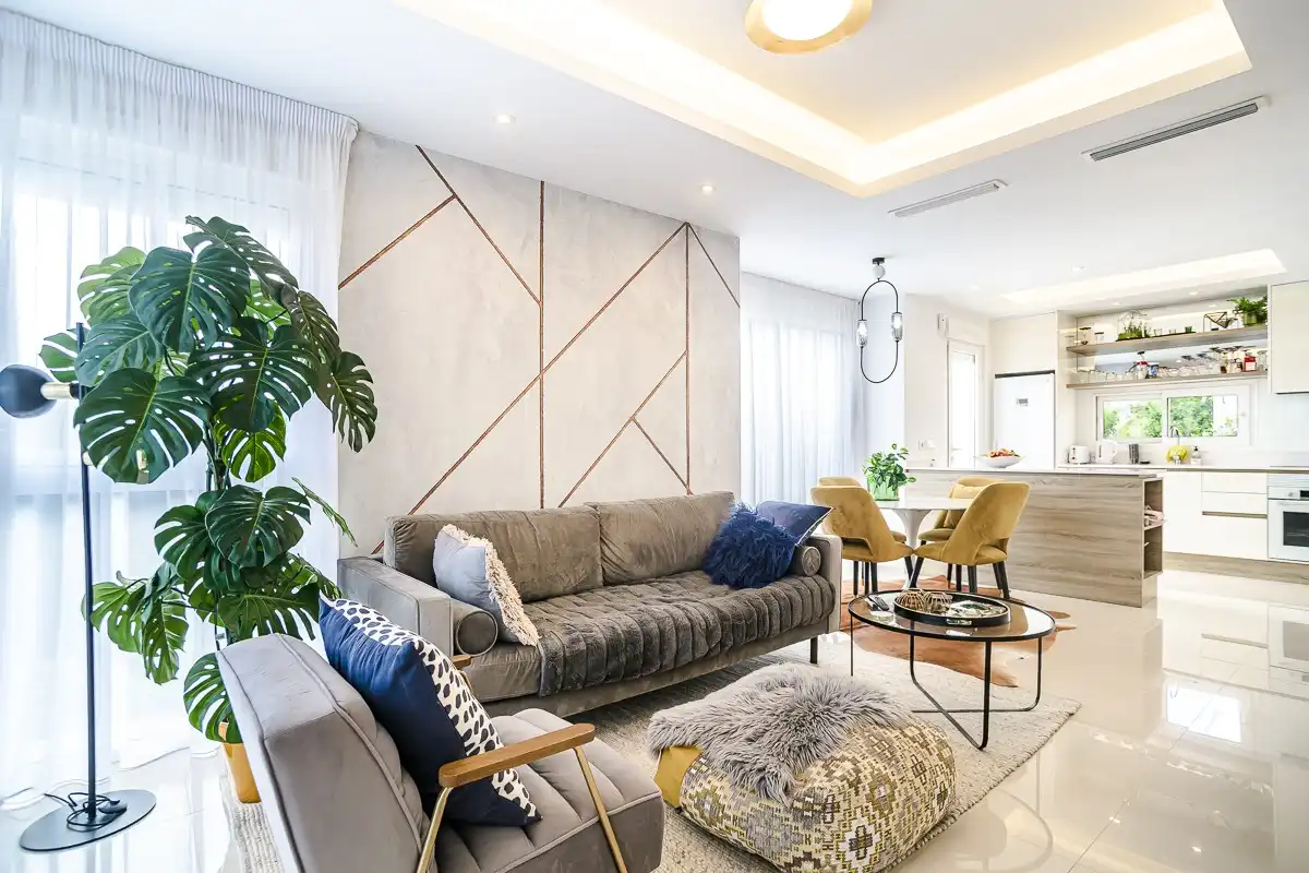 Sala de estar de Casa o chalet en venta en Rojales con Aire acondicionado, Terraza y Piscina
