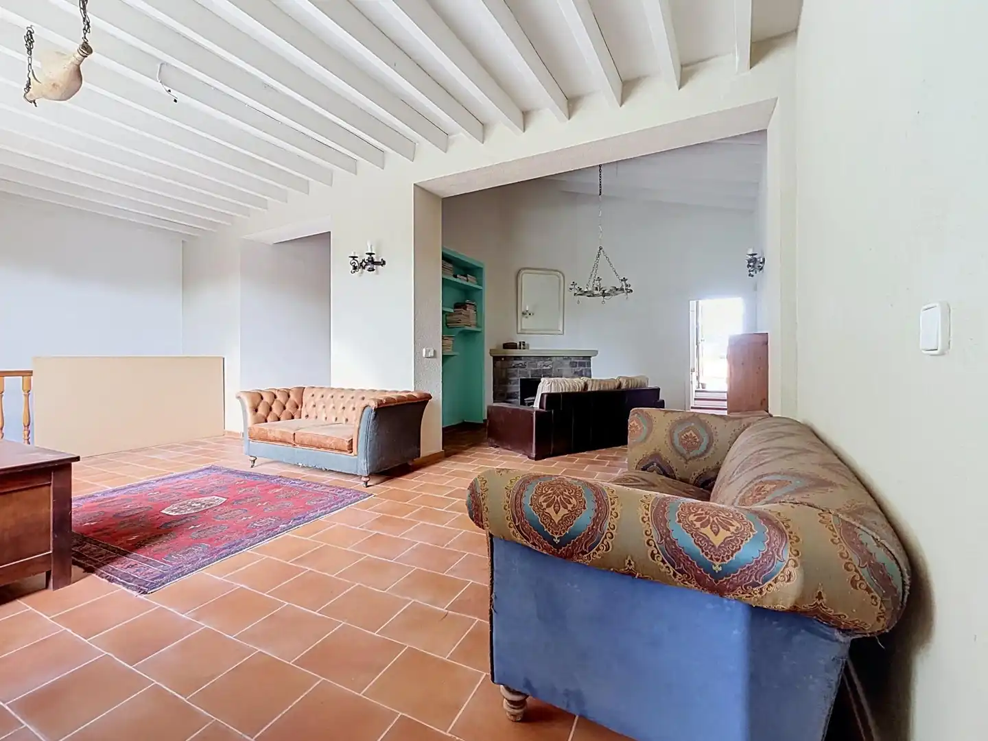 Sala de estar de Finca rústica en venta en Castalla, Alicante
