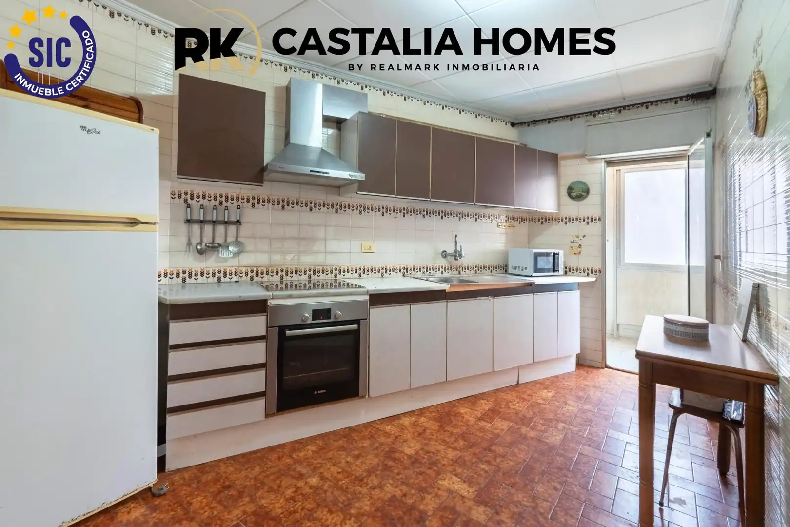 Cocina de Piso en venta en Castellón de la Plana / Castelló de la Plana con Amueblado y Balcón