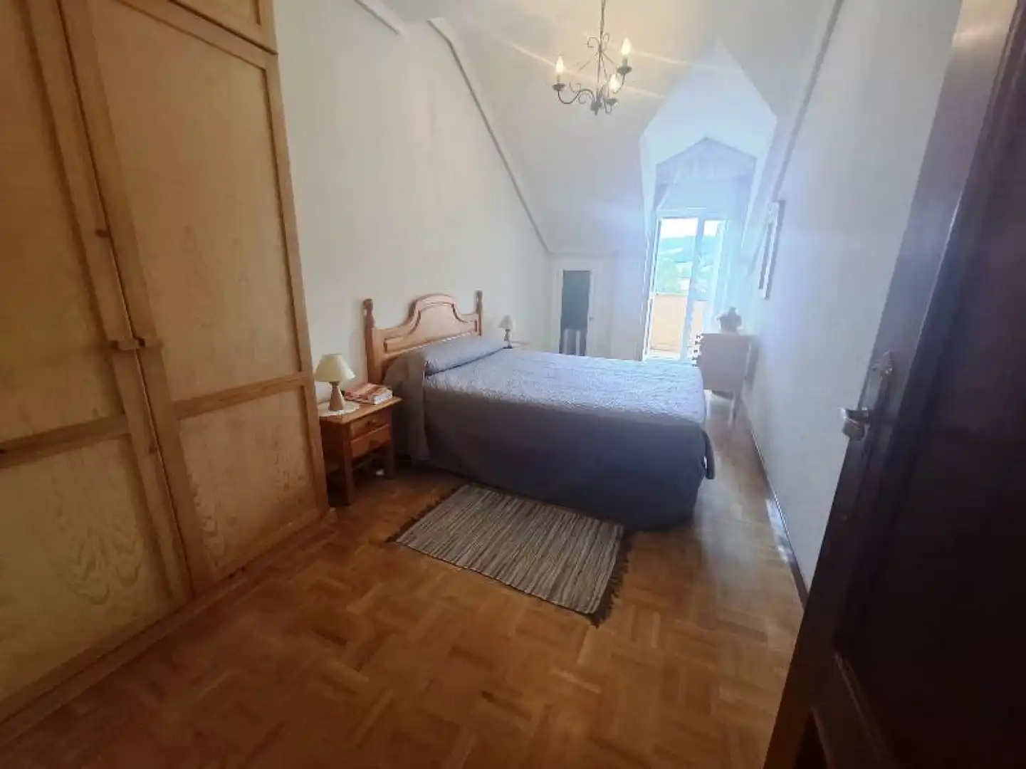 Bedroom of Flat for rent in Valdáliga  with Parquet flooring, Terrace and Furnished