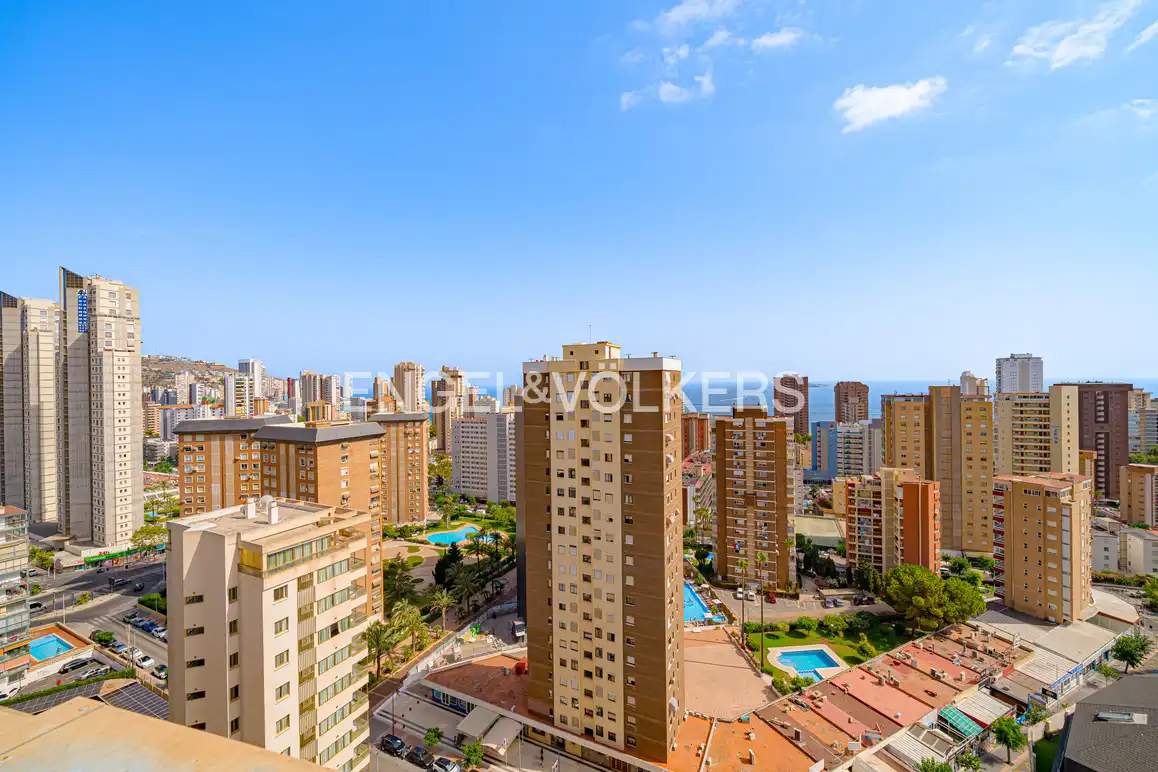 Exterior view of Attic for sale in Benidorm  with Air Conditioner and Community pool