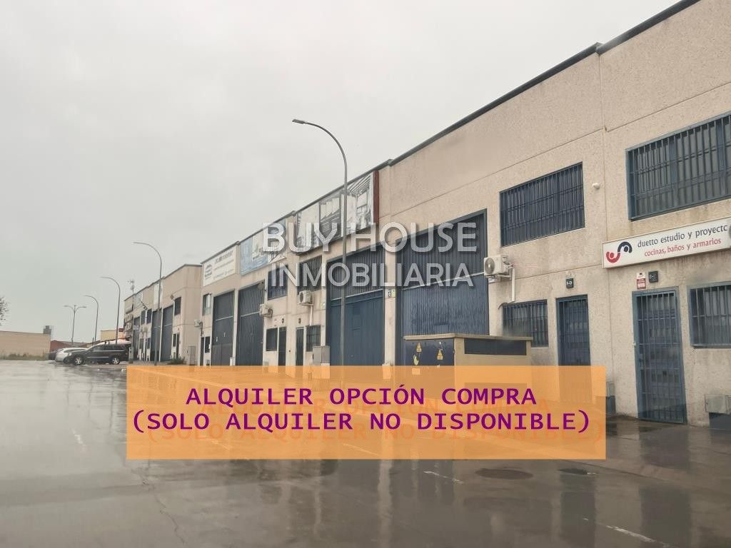 Vista exterior de Nau industrial de lloguer en El Viso de San Juan