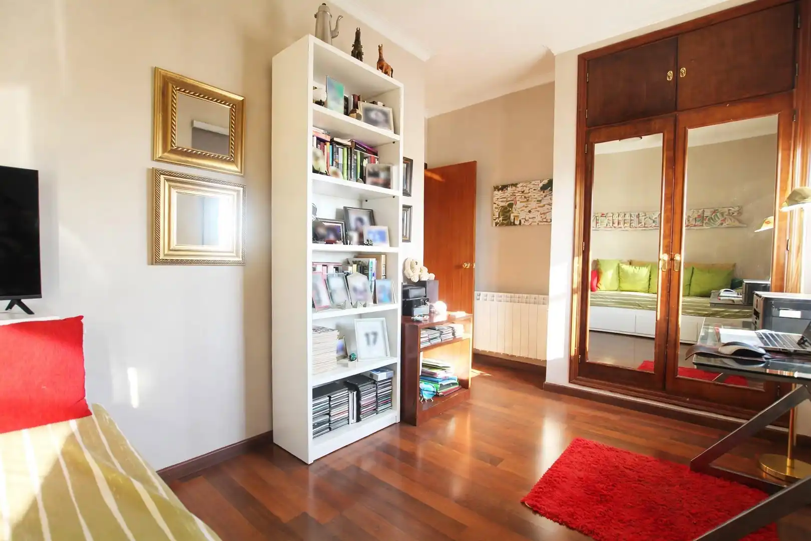 Wohnzimmer von Wohnung zum Verkauf in Jerez de la Frontera mit Klimaanlage, Parkett und Terrasse