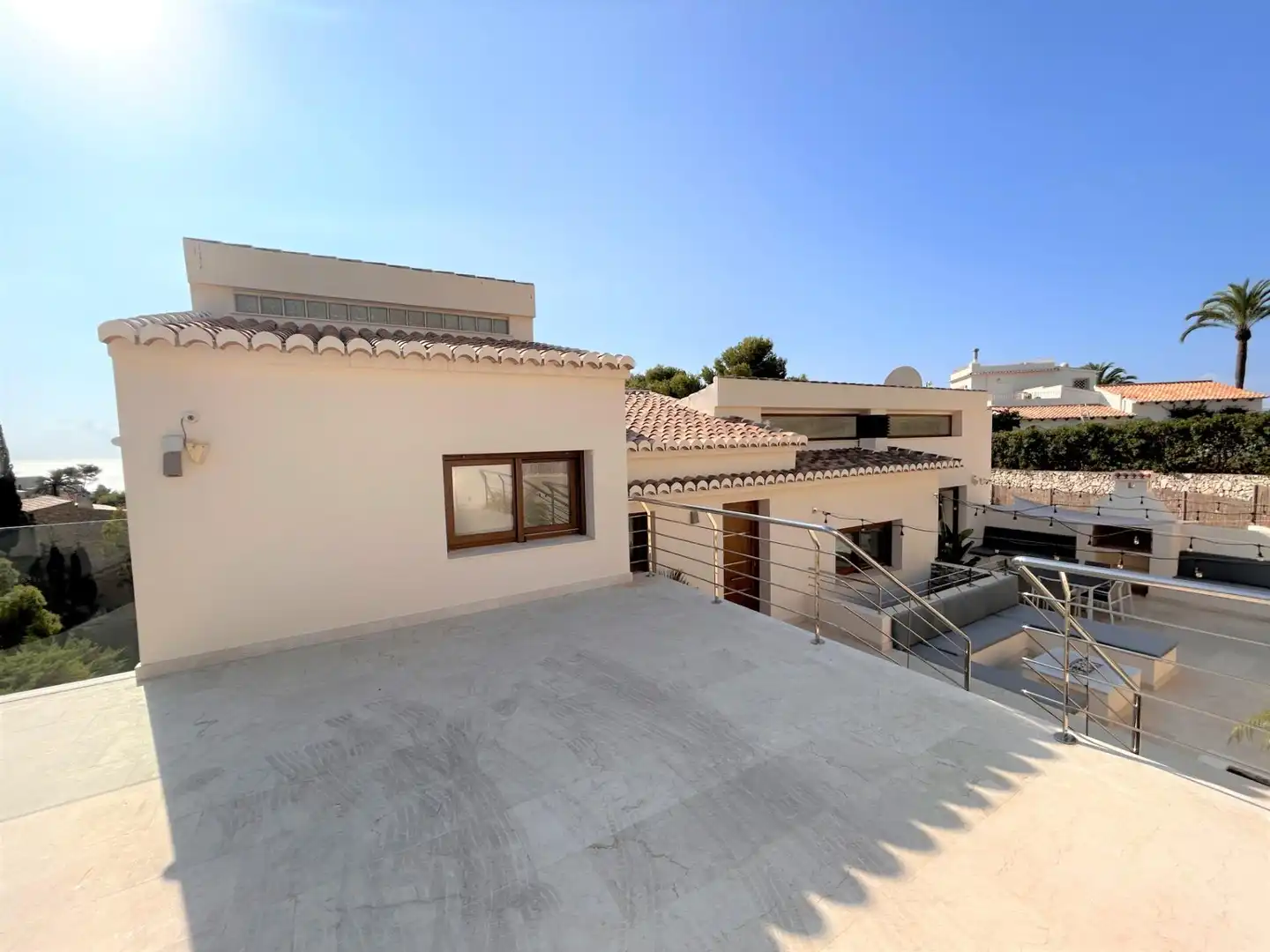 Vista exterior de Casa o chalet en venta en Jávea / Xàbia con Aire acondicionado, Calefacción y Jardín privado