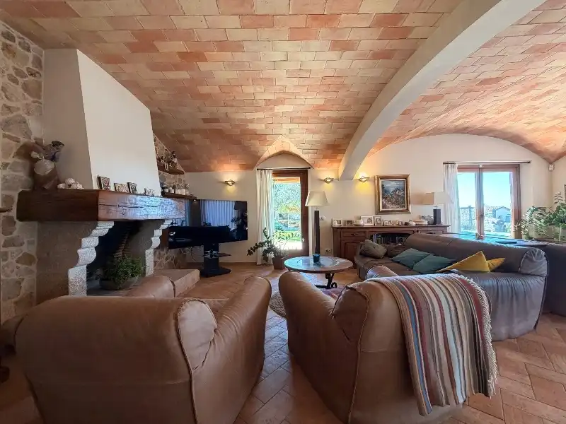 Living room of Houses for sale in Sant Feliu de Guíxols  with Air Conditioner, Heating and Private garden