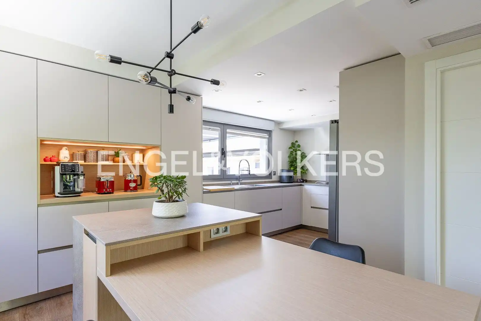 Kitchen of Detached homes for rent in Boadilla del Monte  with Air Conditioner, Heating and Private garden