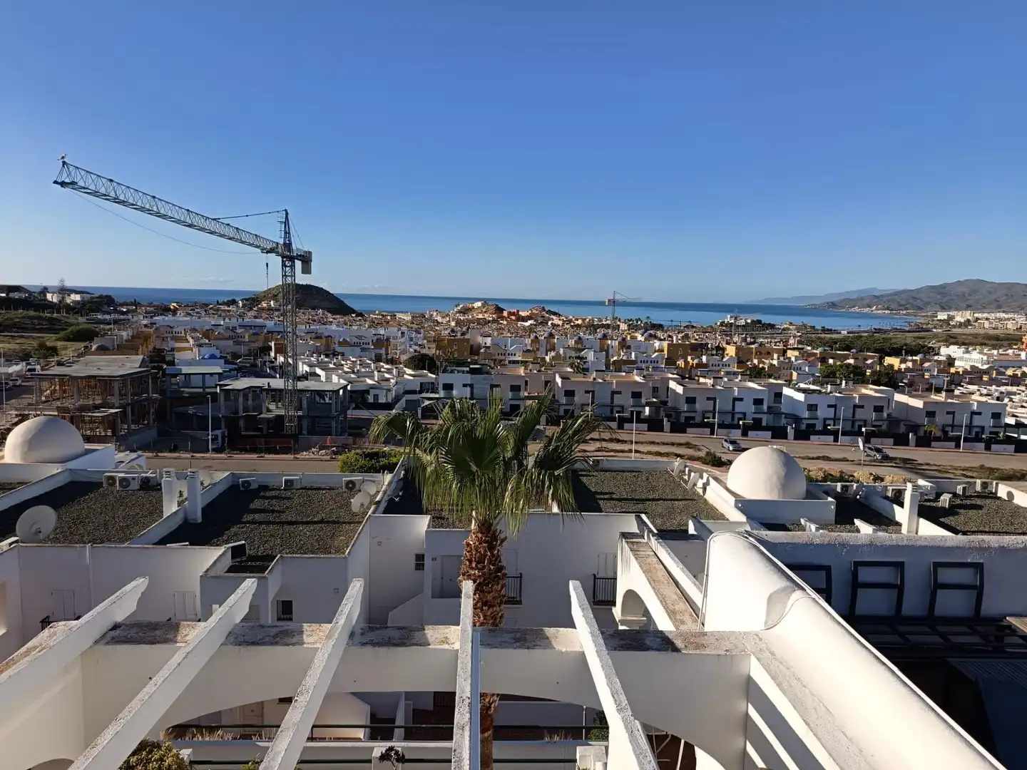 Exterior view of Flat for sale in Pulpí  with Air Conditioner, Private garden and Furnished