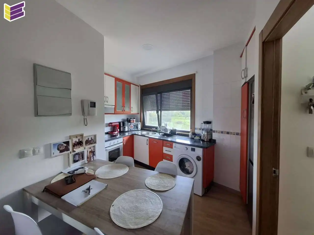 Cocina de Piso en venta en O Rosal   con Calefacción, Jardín privado y Terraza