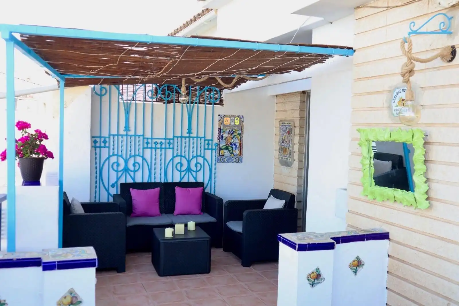 Terrasse von Dachboden zur Miete in Altea mit Terrasse und Möbliert