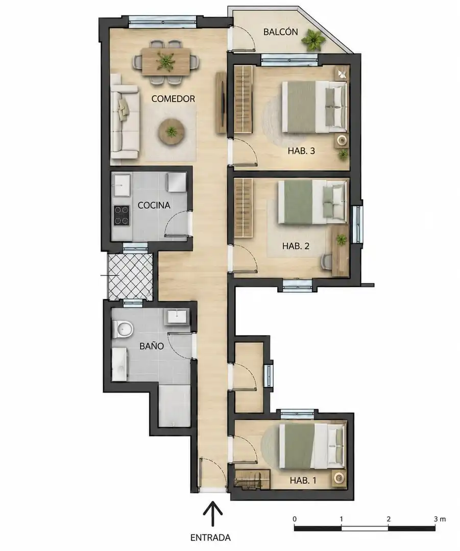 Appartamento con terrazza in vendita a Poble, imagen 38