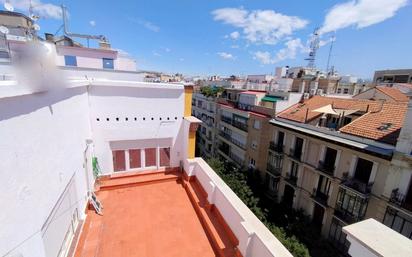 Exterior view of Attic to rent in  Madrid Capital  with Air Conditioner and Terrace