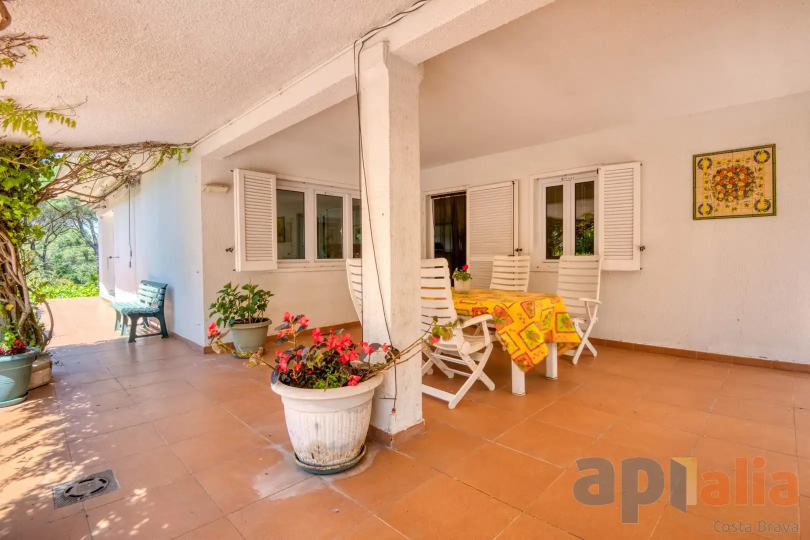 Terrassa de Casa o xalet en venda en Santa Cristina d'Aro amb Calefacció, Jardí privat i Terrassa