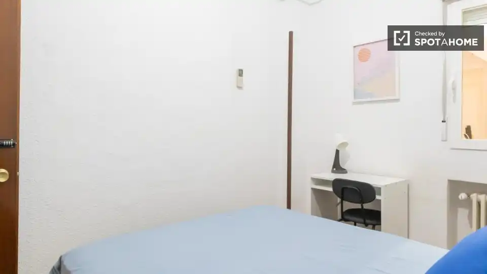 Habitación de Piso de alquiler en Madrid con Aire acondicionado, Calefacción y Amueblado