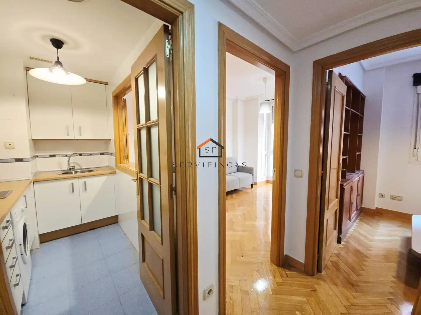 Flat for rent in Madrid  with Air Conditioner, Heating and Private garden