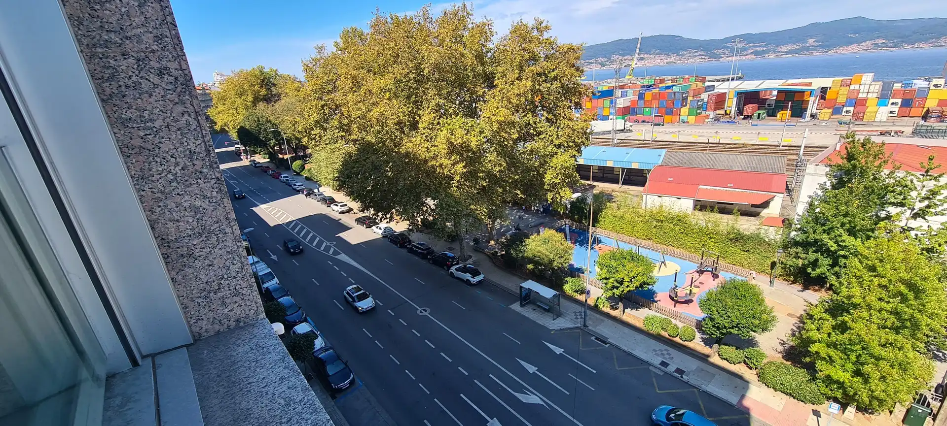 Exterior view of Flat for rent in Vigo   with Heating, Parquet flooring and Oven