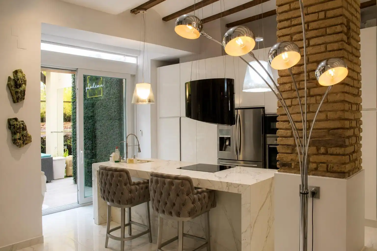Kitchen of Duplexes for sale in Valencia  with Terrace and Swimming Pool