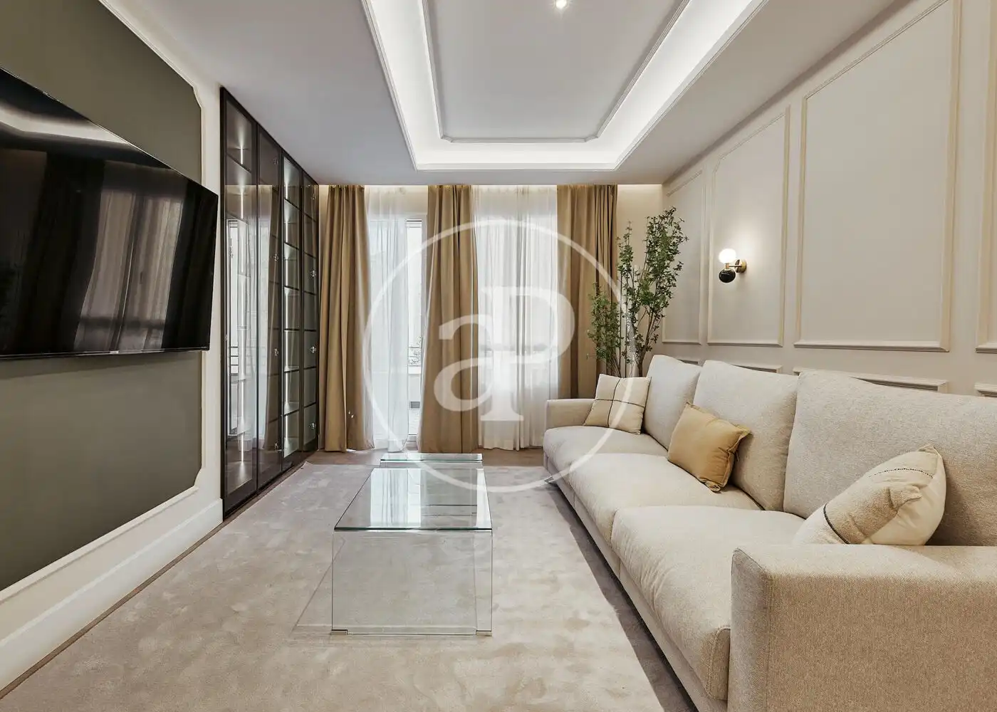 Living room of Flat for sale in Madrid  with Air Conditioner, Heating and Terrace