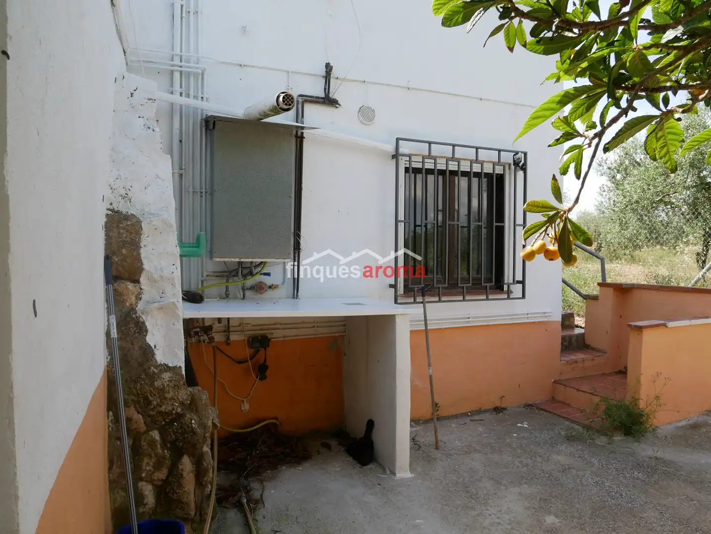 Vista exterior de Casa o xalet en venda en Alió amb Aire condicionat, Calefacció i Jardí privat