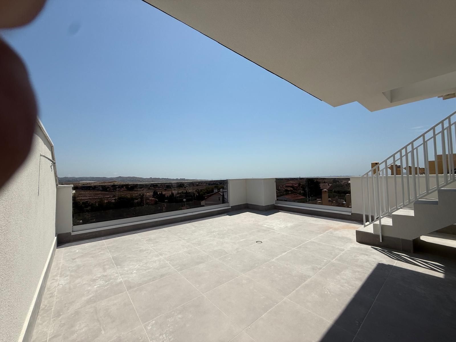 Terrasse von Wohnungen zum verkauf in Mutxamel mit Klimaanlage, Heizung und Terrasse