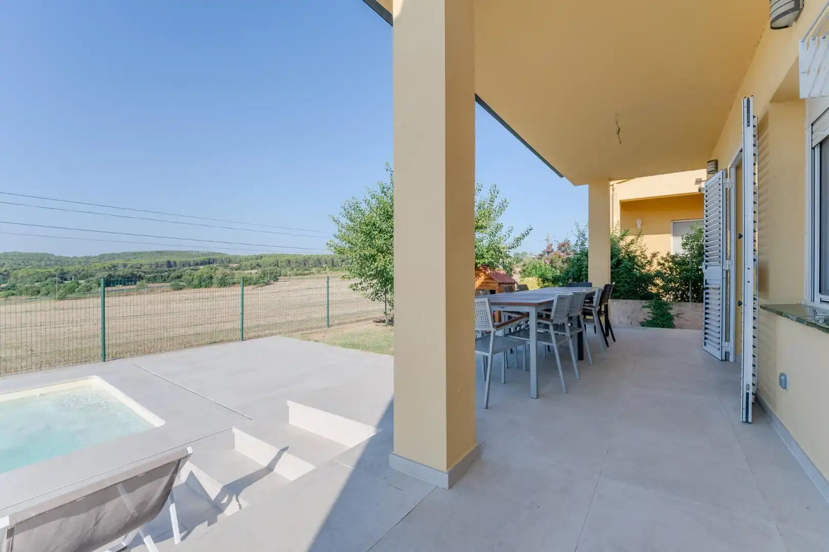 Terraza de Casa o chalet en venta en Bàscara con Aire acondicionado, Jardín privado y Parquet