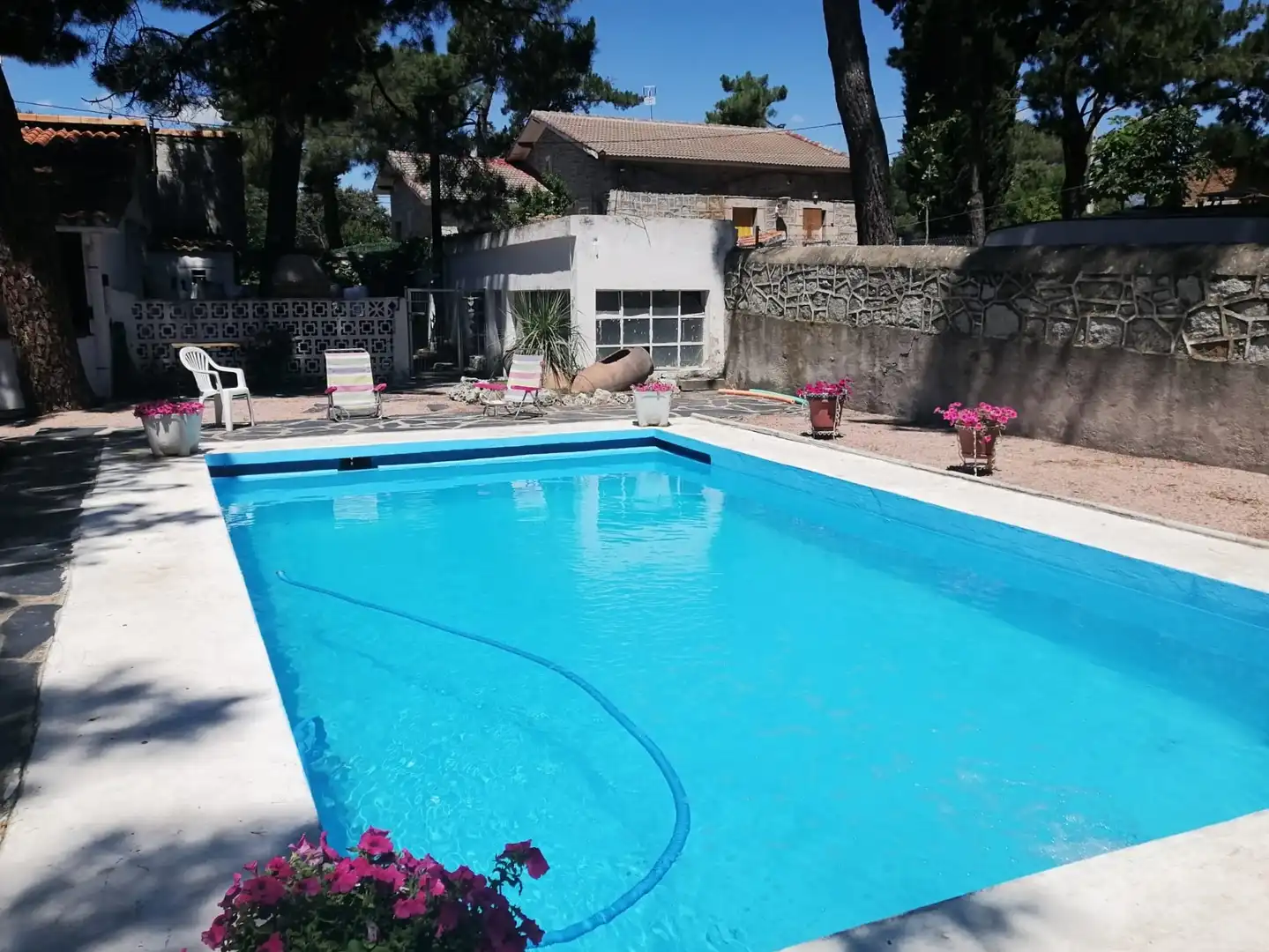 Swimming pool of Houses for sale in Alpedrete  with Private garden, Terrace and Storage room