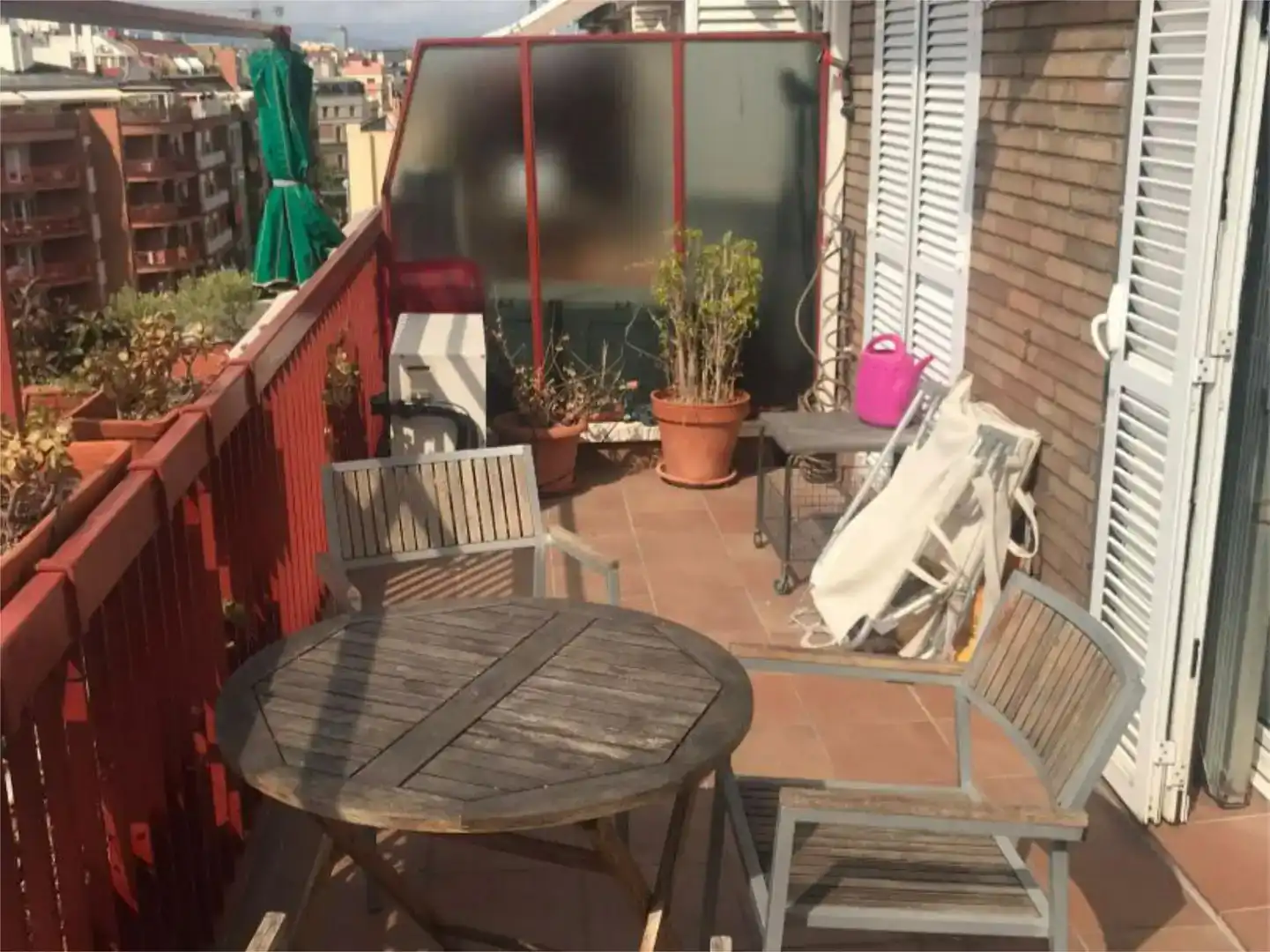 Terrace of Flat for rent in  Barcelona Capital  with Air Conditioner