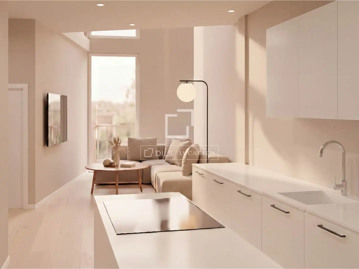 Sala de estar de Ático en venta en Valencia con Aire acondicionado y Terraza