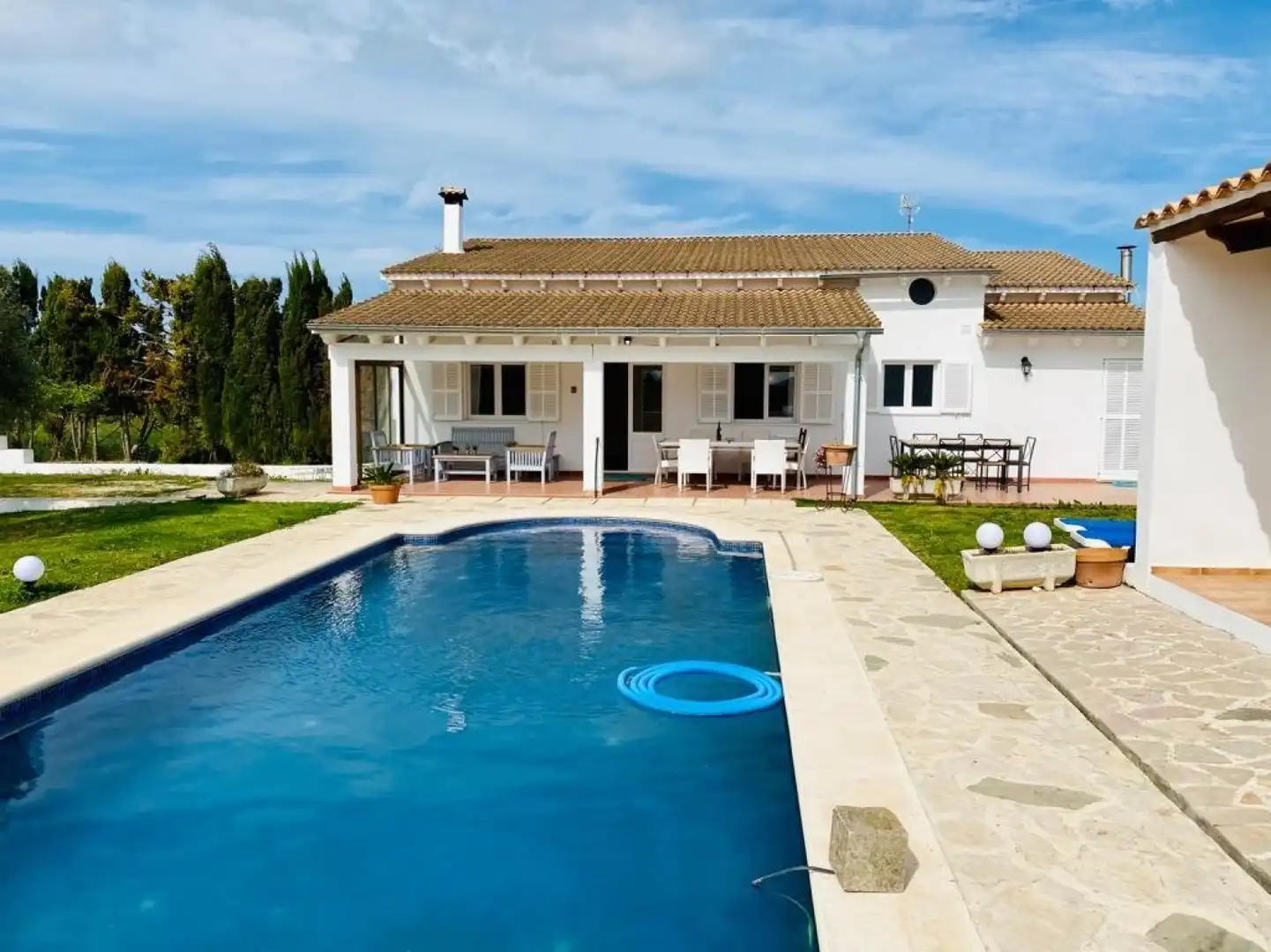 Piscina de Casa o chalet de alquiler en Sa Pobla con Aire acondicionado, Calefacción y Jardín privado