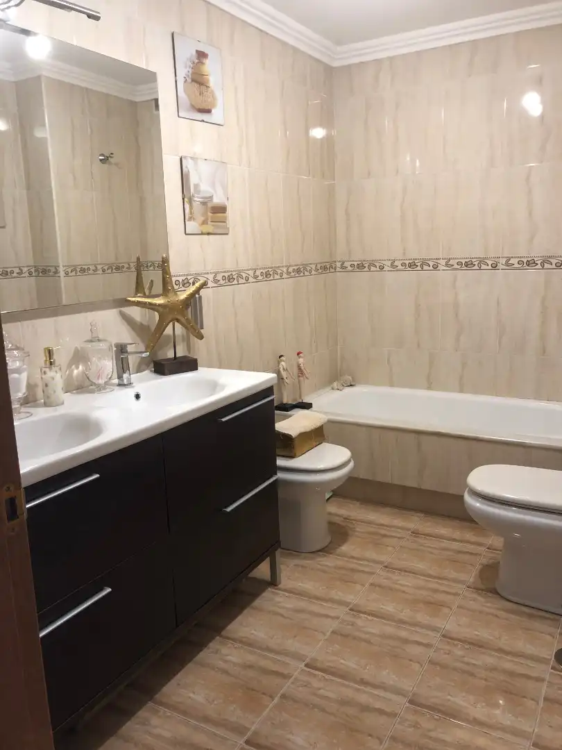 Bathroom of Flat for sale in Negreira  with Heating, Terrace and Oven