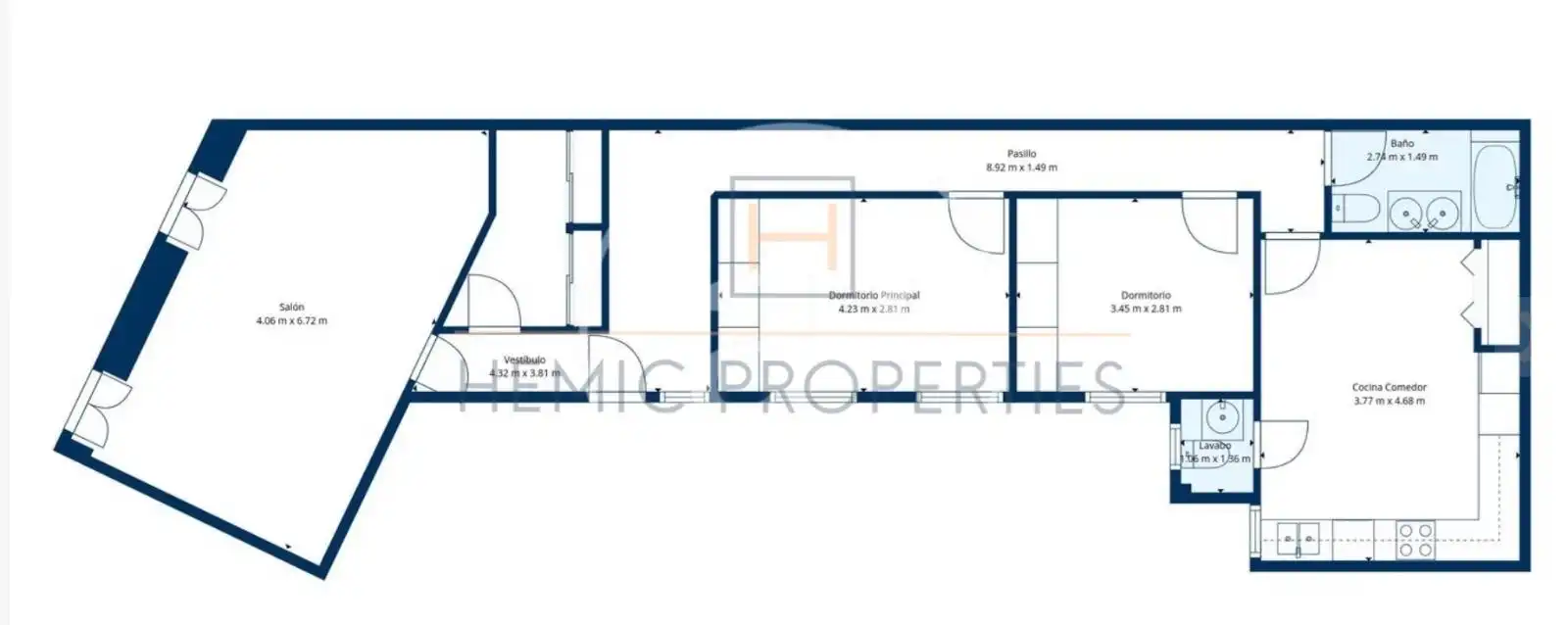 Piso en venta en Madrid con Trastero y Balcón