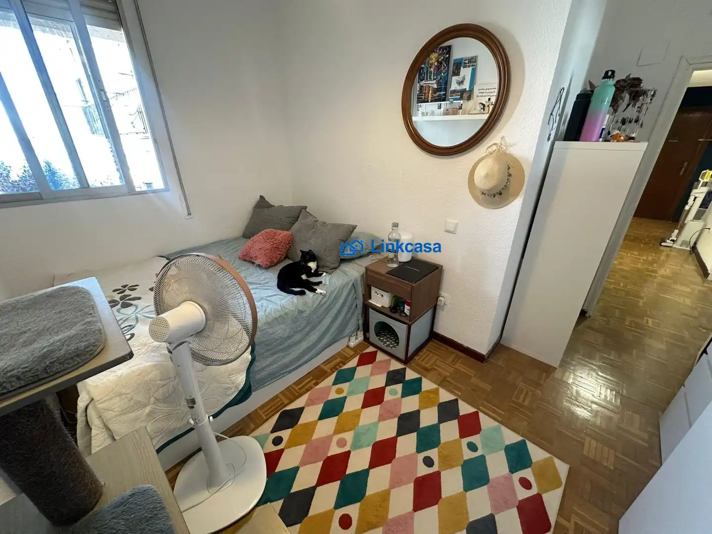 Bedroom of Flat for sale in Madrid  with Air Conditioner, Heating and Parquet flooring