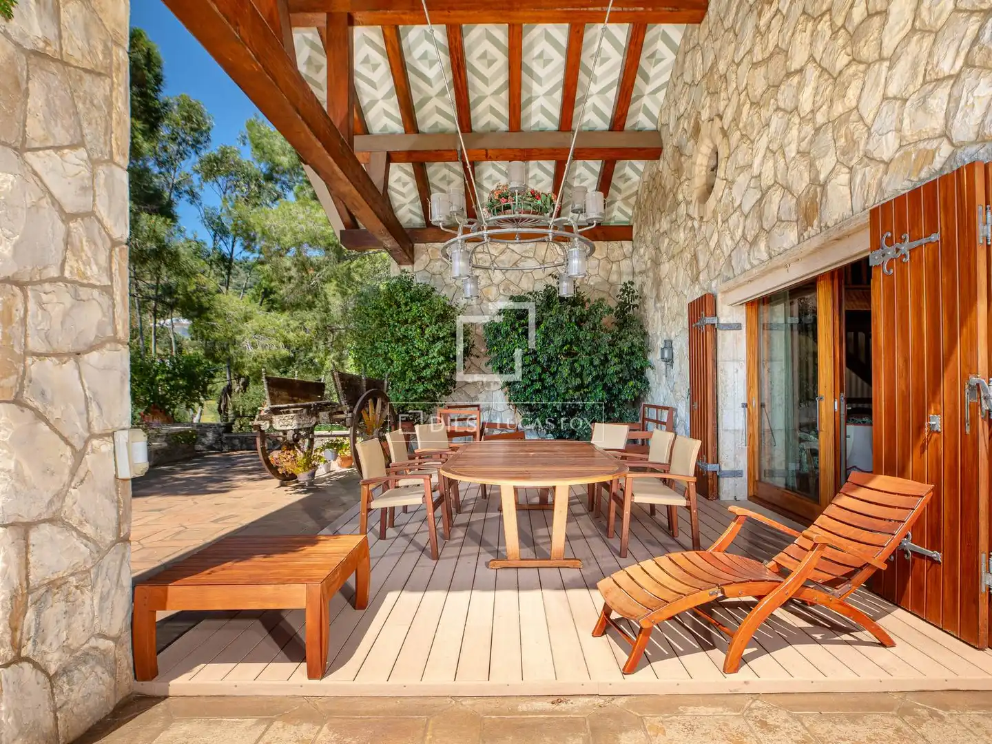 Terrasse von Haus oder Chalet zum Verkauf in Roses mit Privatgarten, Parkett und Terrasse