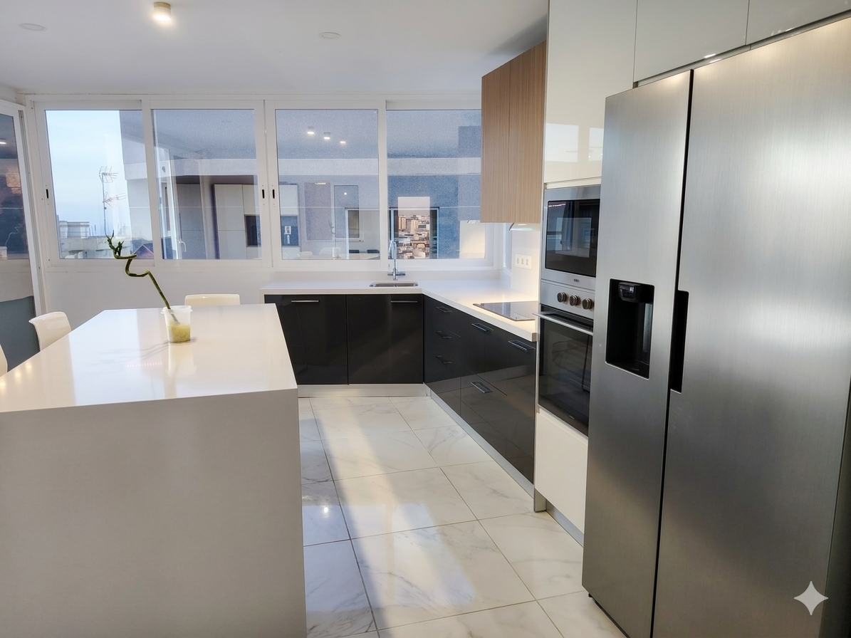 Kitchen of Attic for sale in San Cristóbal de la Laguna  with Air Conditioner, Terrace and Storage room