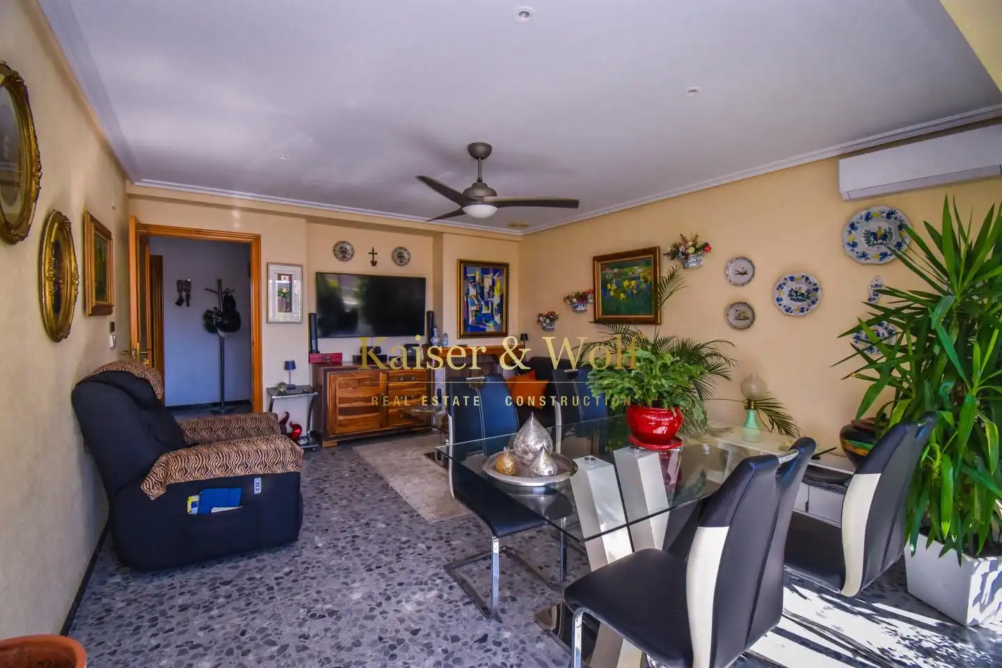 Living room of Flat for sale in Santa Pola  with Air Conditioner and Terrace