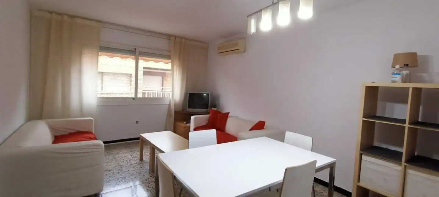 Sala de estar de Piso de alquiler en Terrassa con Amueblado