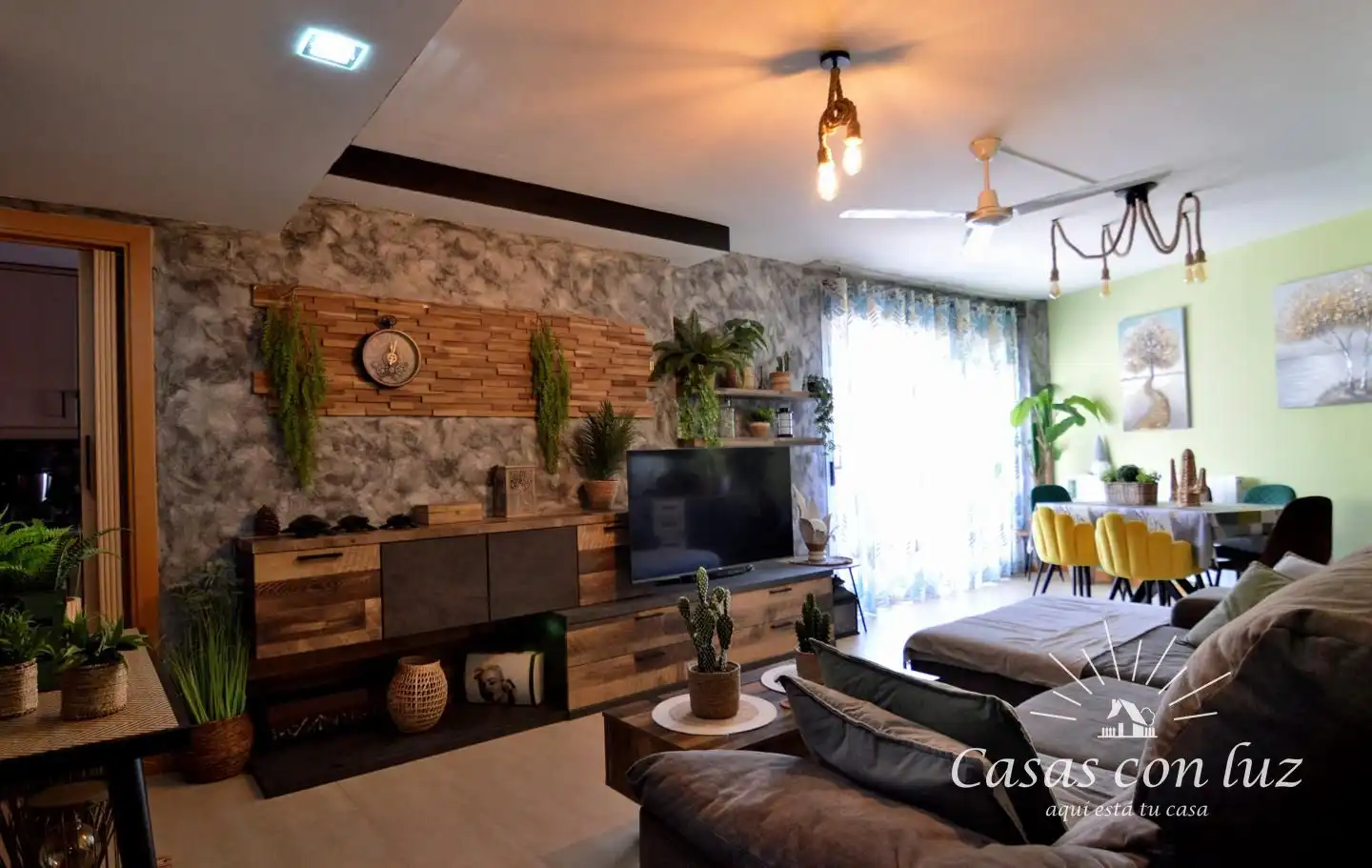 Sala d'estar de Dúplex en venda en Cadrete amb Aire condicionat, Calefacció i Terrassa