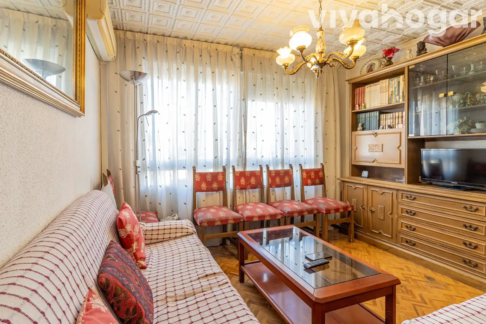 Sala d'estar de Pis en venda en Madrid amb Aire condicionat, Calefacció i Terrassa