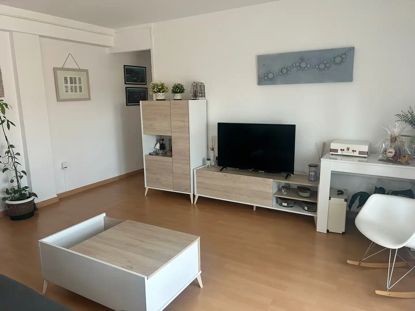Sala d'estar de Pis en venda en Huesca amb Aire condicionat, Calefacció i Terrassa