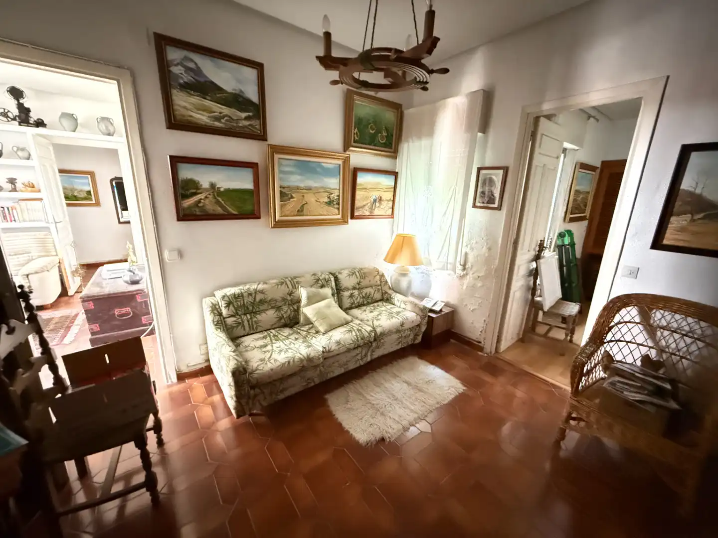 Sala de estar de Casa o chalet en venta en Palencia con Calefacción, Terraza y Amueblado