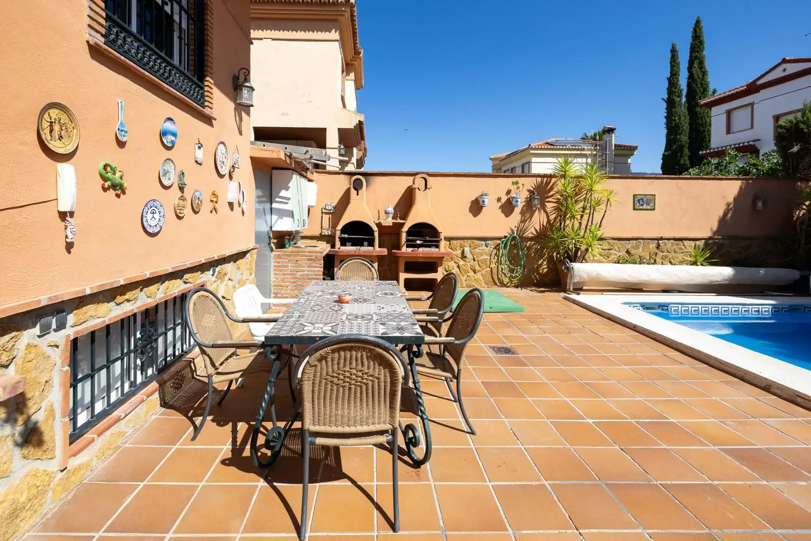 Terraza de Casa o chalet en venta en Cúllar Vega con Aire acondicionado, Calefacción y Jardín privado