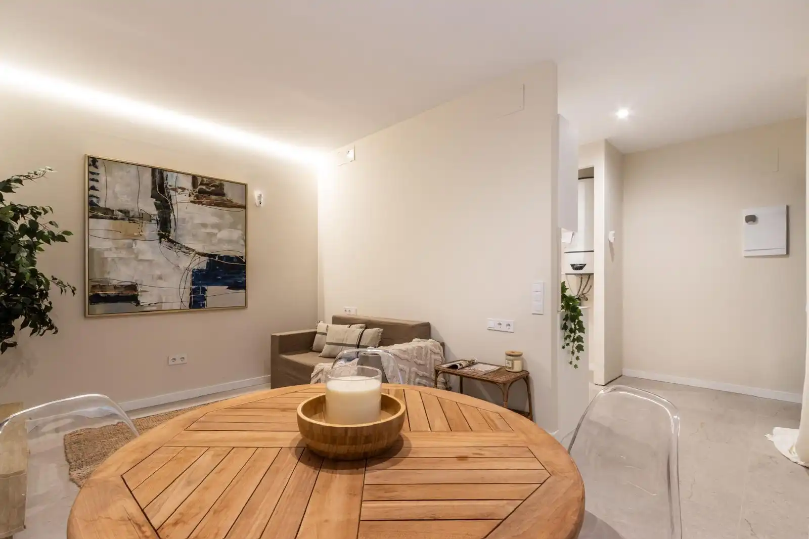 Sala d'estar de Pis en venda en Terrassa amb Aire condicionat, Calefacció i Balcó