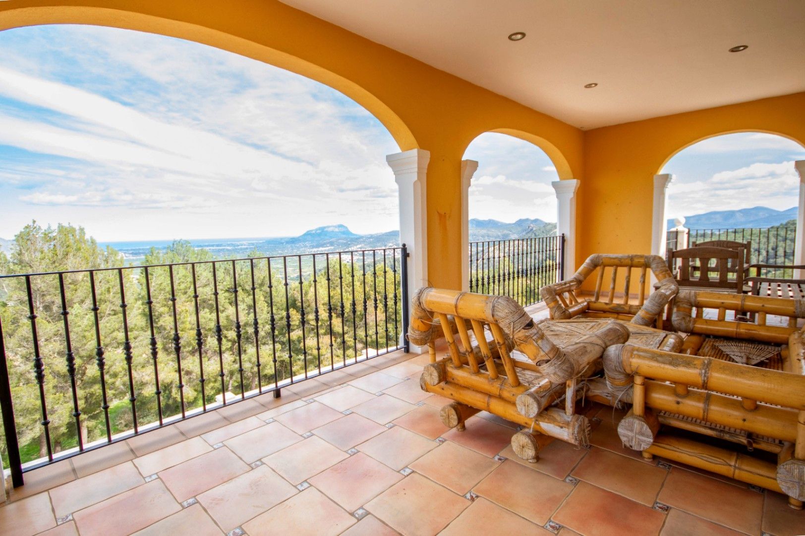 Terrace of House or chalet for sale in La Vall de Laguar  with Heating, Terrace and Storage room