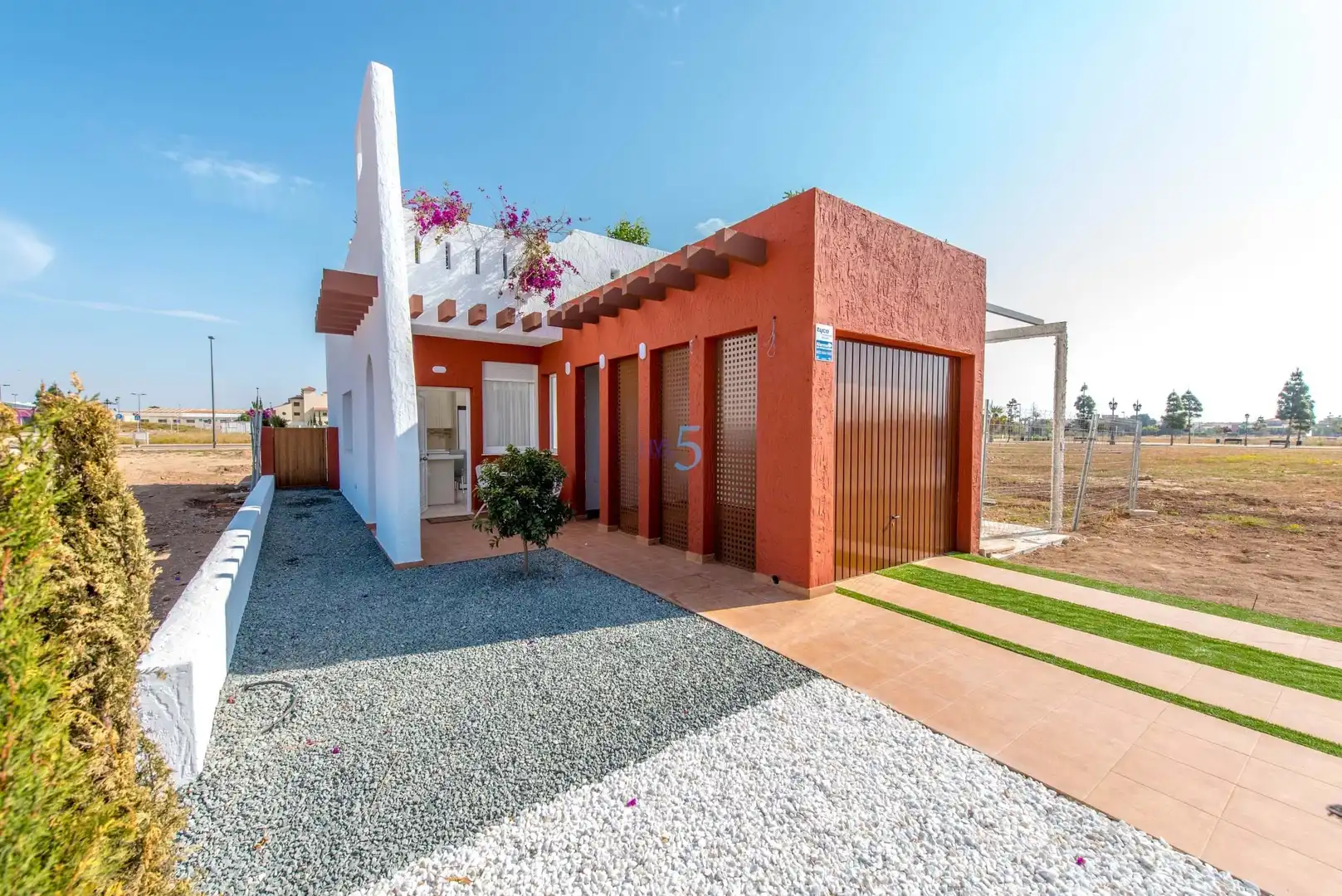 Vista exterior de Casa o xalet en venda en Las Lomas de Rame - Bahía Bella