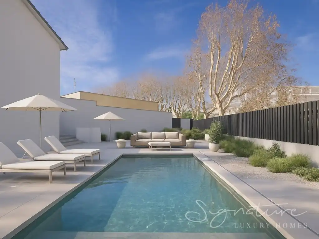 Swimming pool of Houses for sale in Sant Cugat del Vallès  with Air Conditioner, Private garden and Swimming Pool