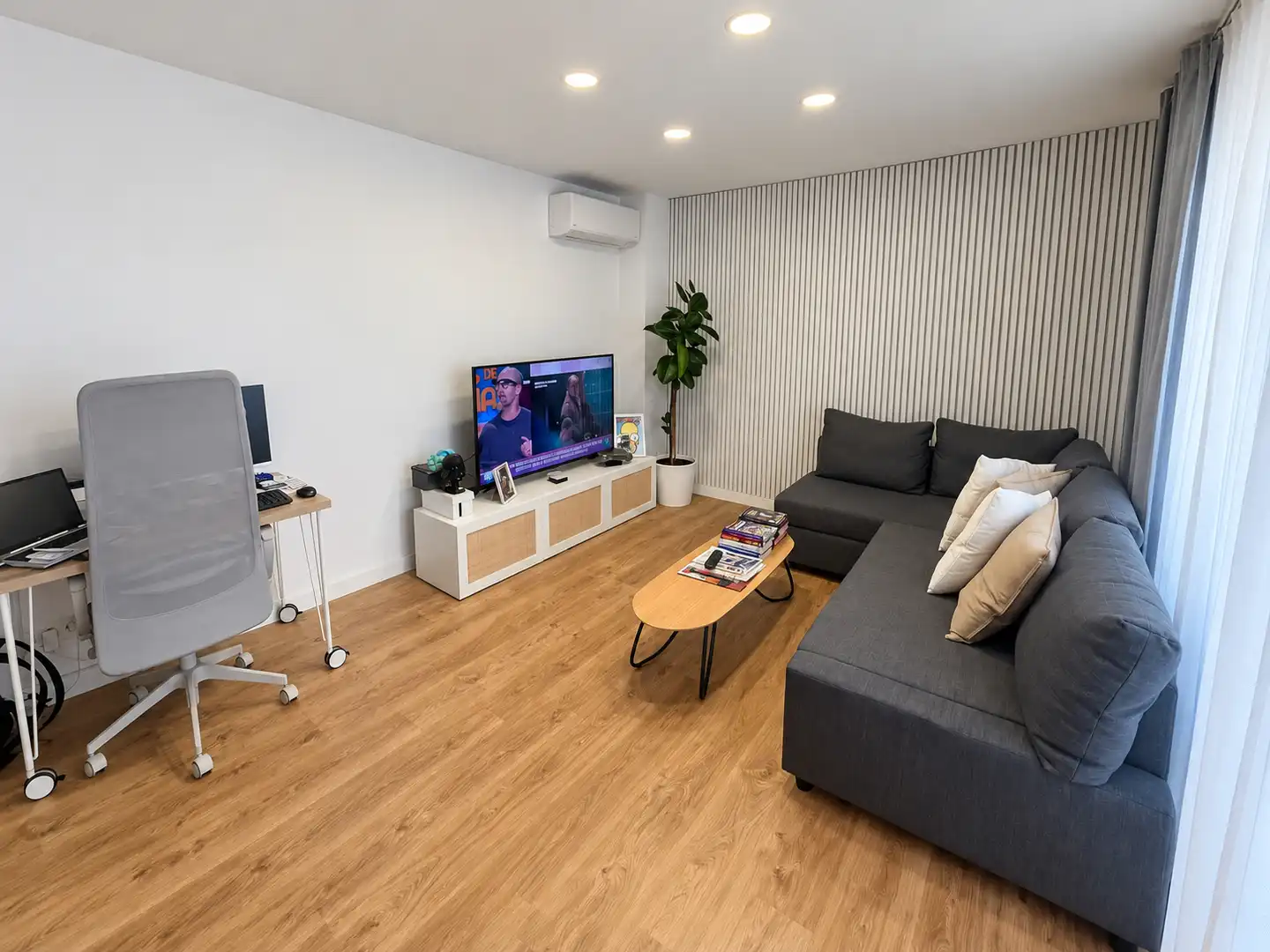Sala d'estar de Pis en venda en Centre