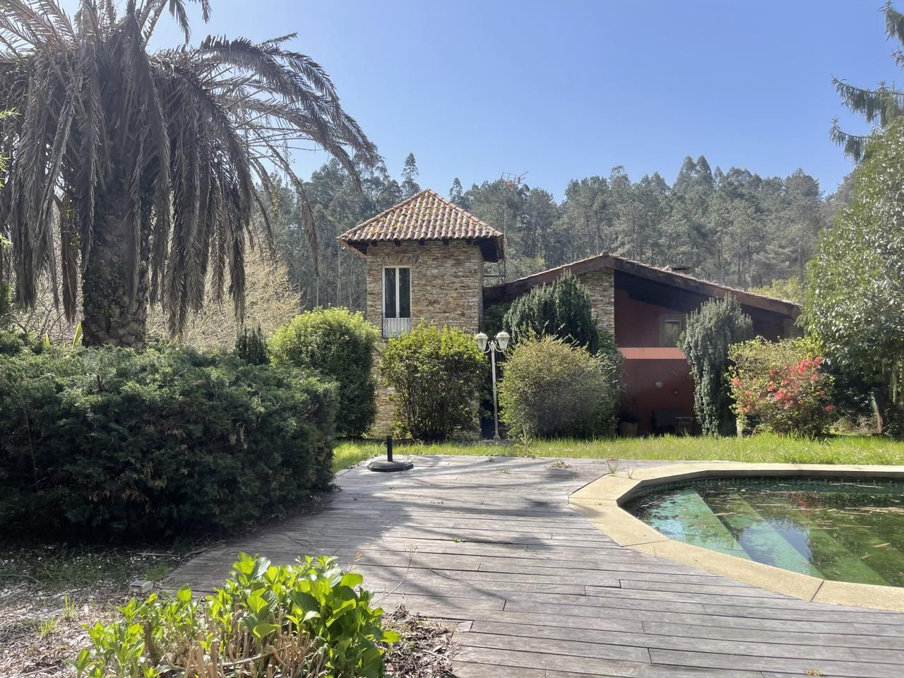 Vista exterior de Casa o xalet en venda en Paderne amb Calefacció, Jardí privat i Terrassa