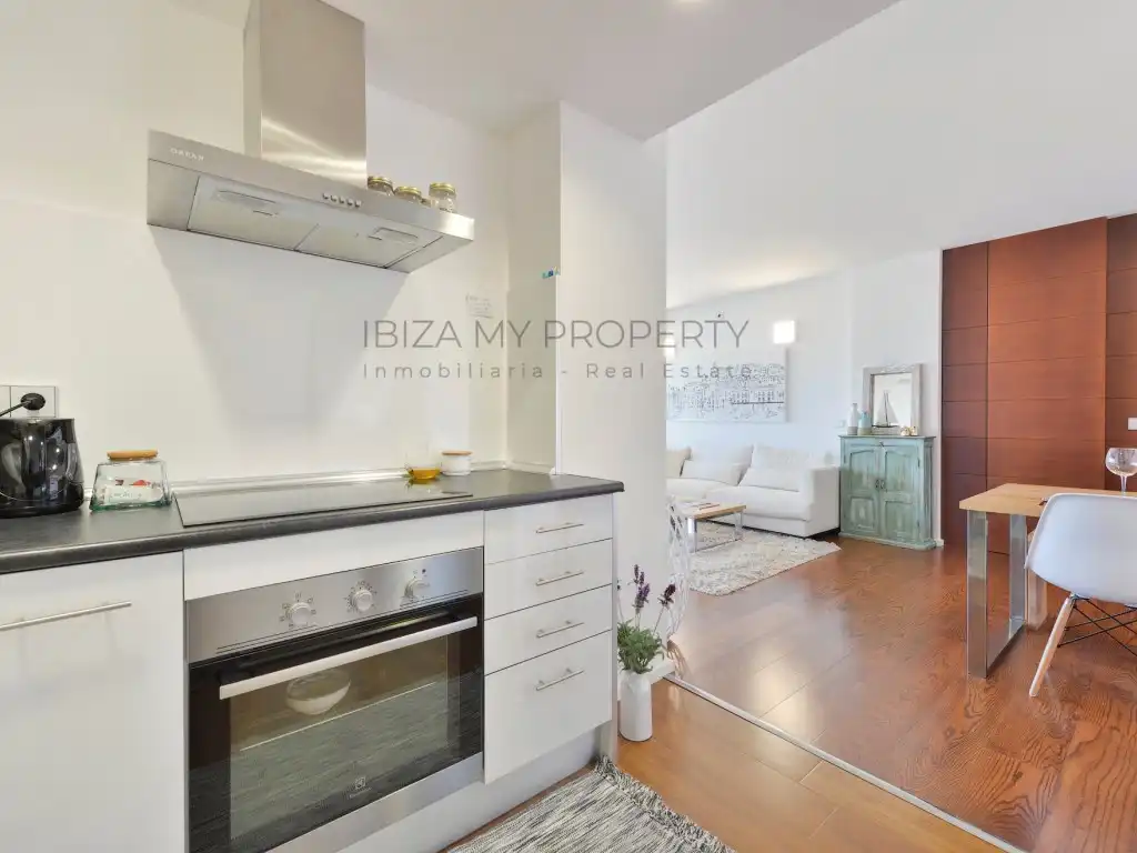 Cocina de Apartamento en venta en Eivissa con Aire acondicionado, Terraza y Amueblado